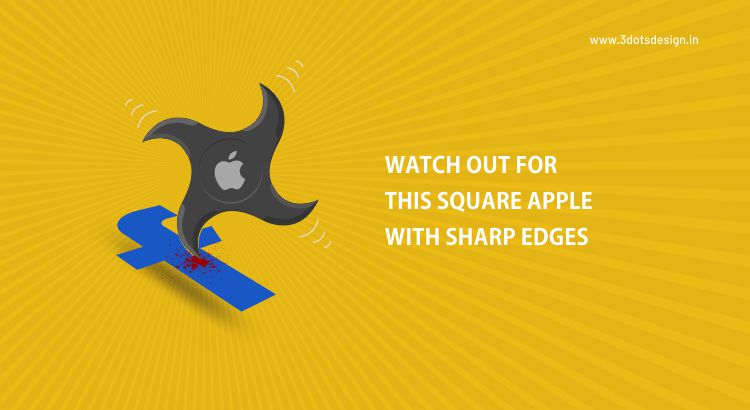 Watch out for this Square Apple with sharp edges
